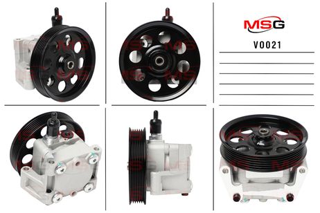 фото MSG VO021 Насос ГУР новый Volvo S60 II 2010-2018, Volvo S80 II 2006-, Volvo V60 2010- MSG VO021 Насос ГУР новый Volvo S60 II 2010-2018, Volvo S80 II 2006-, Volvo V60 2010-
