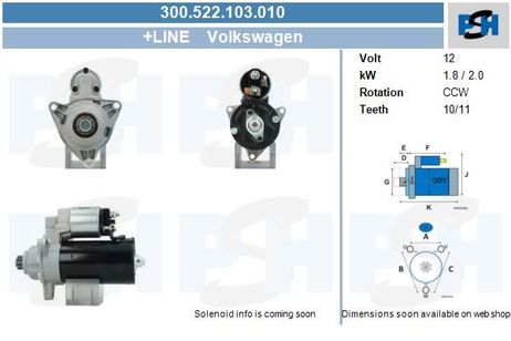 BV PSH 300.522.103.010 Starter