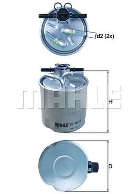 Knecht KL 440/40 Фильтр топливный