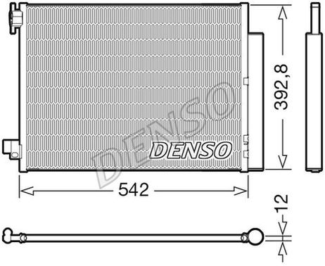 Denso DCN37004 Конденсор кондиционера