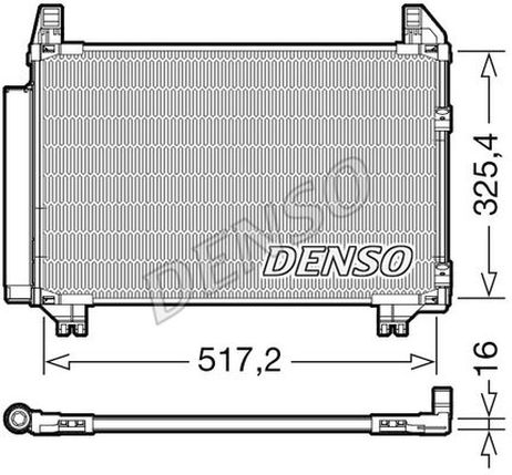 Denso DCN50101 Конденсор кондиционера