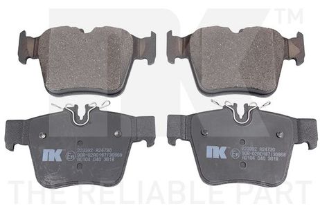 NK 223392 Brake Pad Set | зад |