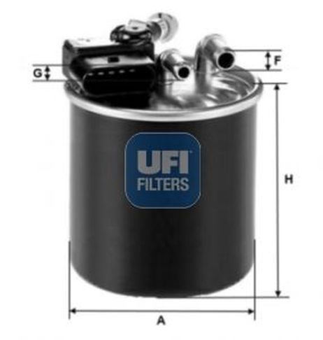 Ufi 24.151.00 Фильтр топливный
