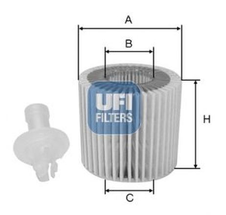 Ufi 25.196.00 Фильтр масляный