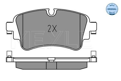 Meyle 025 223 0817 Brake Pad Set | зад |