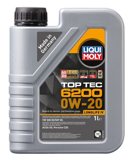 фото Liqui Moly 20787 0w-20 Top Tec 6200, 1л (синт.мотор.масло) Liqui Moly 20787 0w-20 Top Tec 6200, 1л (синт.мотор.масло)