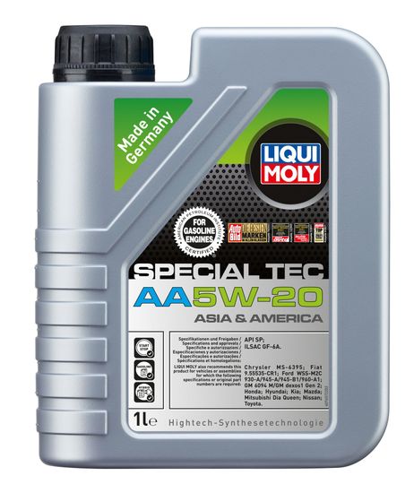 фото Liqui Moly 20792 5w-20 Special Tec AA, API SM, 1л (НС-синт.мотор.масло) Liqui Moly 20792 5w-20 Special Tec AA, API SM, 1л (НС-синт.мотор.масло)