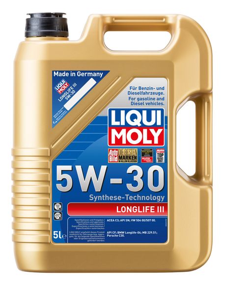 фото Liqui Moly 20822 Масло моторное синтетическое Longlife III 5w-30 , 5л Liqui Moly 20822 Масло моторное синтетическое Longlife III 5w-30 , 5л