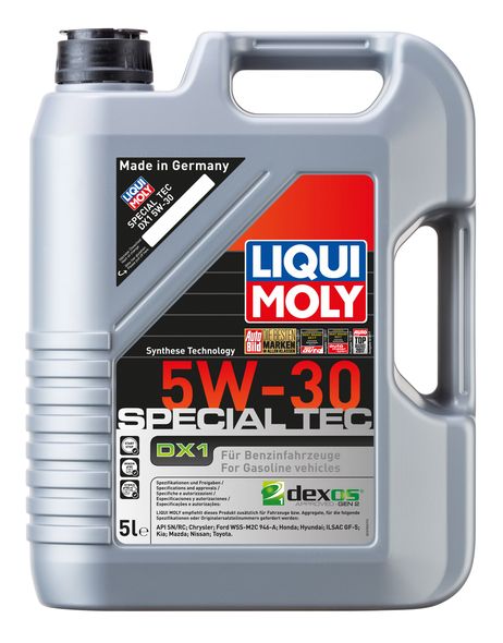 Liqui Moly 20969 5w-30 Special Tec dx1, API SP, ilsac gf-6a, 5л (НС-синт.мотор.масло)