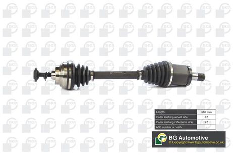BGA DS0903L Shaft | перед лев |