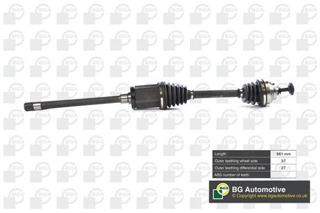 BGA DS0903R Shaft | перед прав |