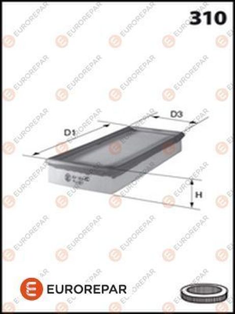 EUROREPAR 1616268380 Фильтр воздушный