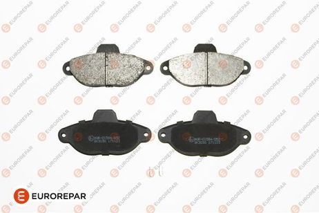 EUROREPAR 1617260580 Brake Pad Set | перед |