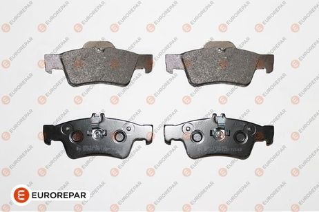 EUROREPAR 1617278280 Колодки тормозные | зад |