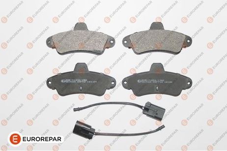 EUROREPAR 1617280280 Brake Pad Set | зад |
