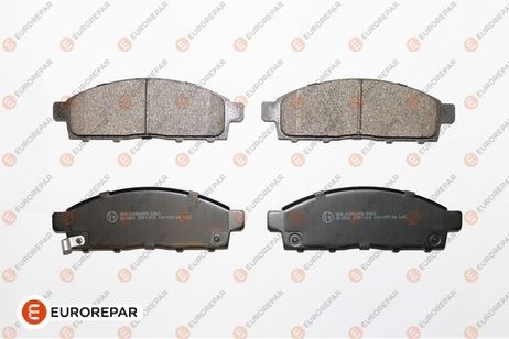 EUROREPAR 1617285380 Колодки тормозные | перед |