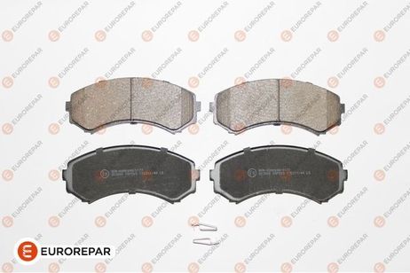 EUROREPAR 1617286180 Колодки тормозные | перед |