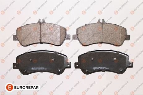 EUROREPAR 1623057280 Brake Pad Set | перед |
