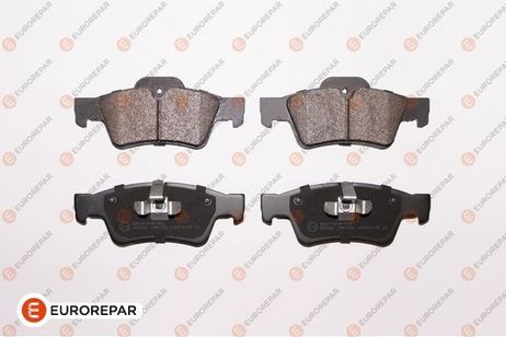 EUROREPAR 1623062080 Колодки тормозные | зад |