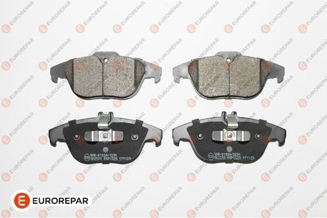 EUROREPAR 1623063380 Brake Pad Set | зад |