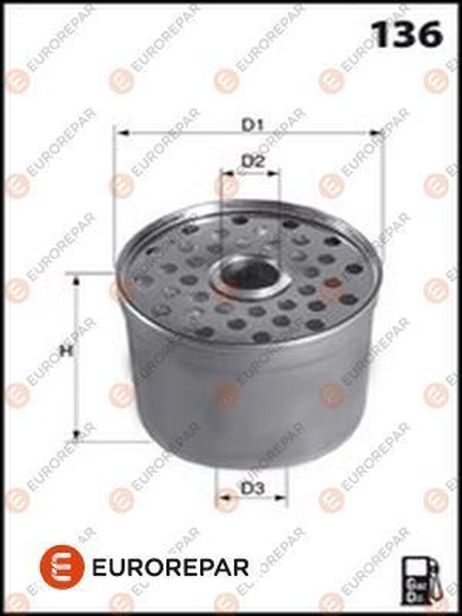 EUROREPAR E148104 Фильтр топливный