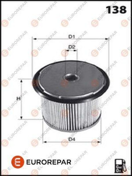 EUROREPAR E148107 Фильтр топливный