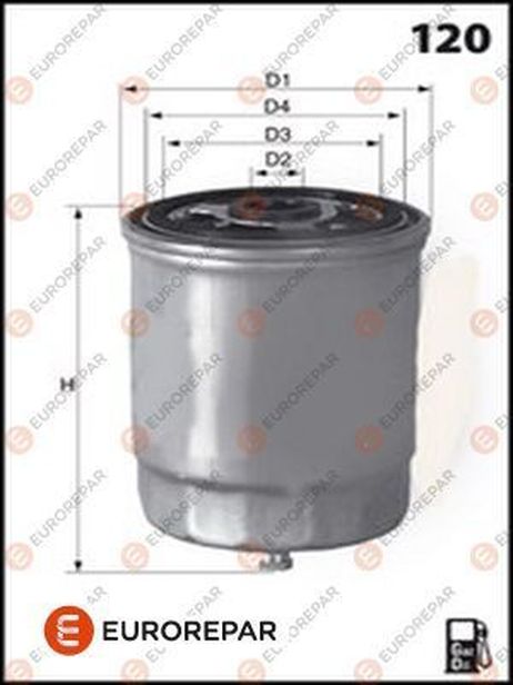 EUROREPAR E148132 Фильтр топливный