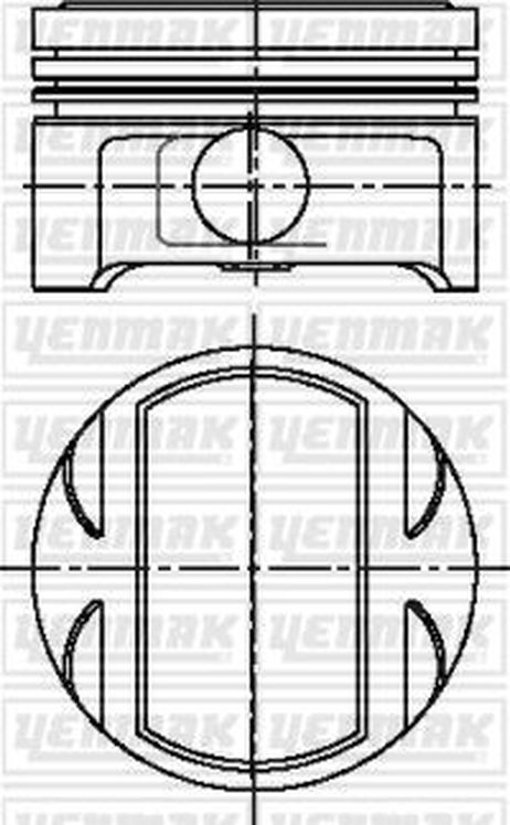 YENMAK 31-04218-000 Поршень двигателя