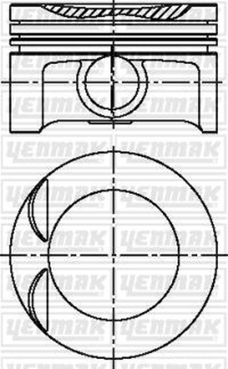 YENMAK 31-04223-000 Поршень двигателя