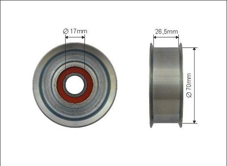 Caffaro 500536 Pulley