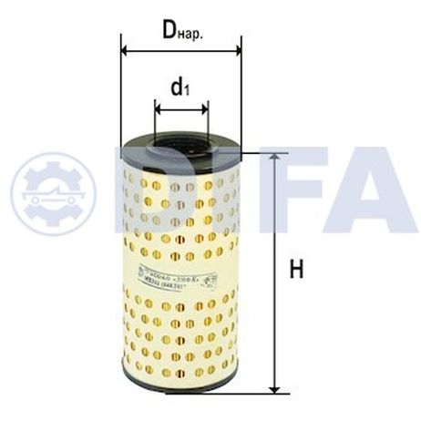 фото DIFA 5204 фильтр масляный частичной очистки · камаз 7405 DIFA 5204 фильтр масляный частичной очистки · камаз 7405