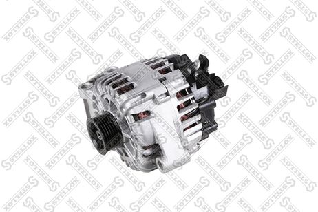 фото Stellox 0610837SX 06-10837-SX_генератор! 12V 120a со шкивом Ford C-Max/Focus III/Fiesta/Mondeo IV 1.25-1.6 08 Stellox 0610837SX 06-10837-SX_генератор! 12V 120a со шкивом Ford C-Max/Focus III/Fiesta/Mondeo IV 1.25-1.6 08
