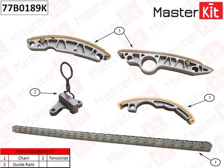 фото Master KiT 77B0189K Комплект цепи ГРМ Master KiT 77B0189K Комплект цепи ГРМ