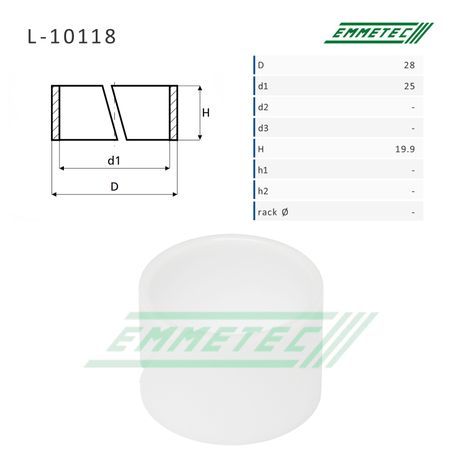 Emmetec L-10118 Втулка уплотнительная на вал диаметром 25мм Ford C-Max, Ford Focus, Ford Focus C-Max, Ford f