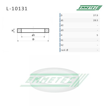 Emmetec L-10131 Втулка уплотнительная на вал диаметром 28.5мм opel Movano a 1998-2010