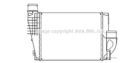 AVA CN4317 Радиатор интеркулера