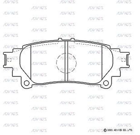 ADVICS A2N194 Дисковые тормозные колодки