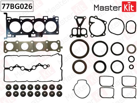 фото Master KiT 77BG026 Комплект прокладок головки блока цилиндров Master KiT 77BG026 Комплект прокладок головки блока цилиндров