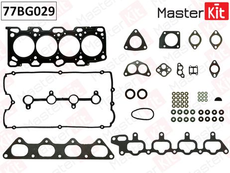 фото Master KiT 77BG029 Комплект прокладок головки блока цилиндров Master KiT 77BG029 Комплект прокладок головки блока цилиндров