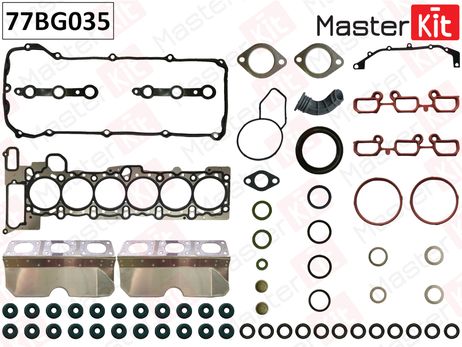 фото Master KiT 77BG035 Комплект прокладок головки блока цилиндров Master KiT 77BG035 Комплект прокладок головки блока цилиндров