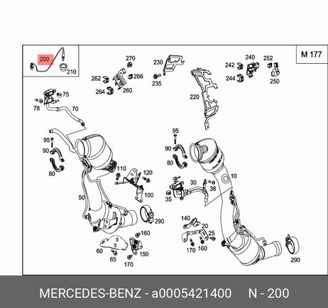 фото Mercedes A 000 542 14 00 Датчик кислородный Mercedes A 000 542 14 00 Датчик кислородный
