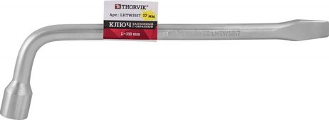 фото Thorvik LHTW3517 Ключ баллонный Г-образный, 17 мм, 310 мм Thorvik LHTW3517 Ключ баллонный Г-образный, 17 мм, 310 мм