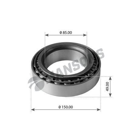 фото Mansons 300033 Подшипник ступицы 33217 внутр. BPW eh..(fl10 6x4 1699339) HCV Mansons 300033 Подшипник ступицы 33217 внутр. BPW eh..(fl10 6x4 1699339) HCV