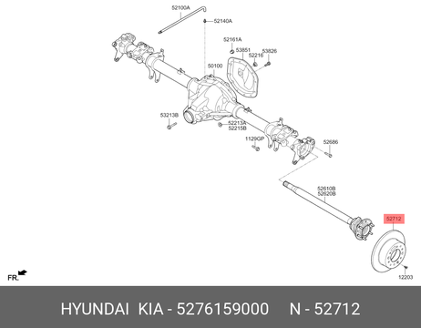 фото Hyundai/Kia 5276159000 Диск тормозной | зад | Hyundai/Kia 5276159000 Диск тормозной | зад |