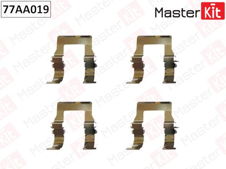 фото Master KiT 77AA019 Ремкомплект крепления тормозных колодок Master KiT 77AA019 Ремкомплект крепления тормозных колодок