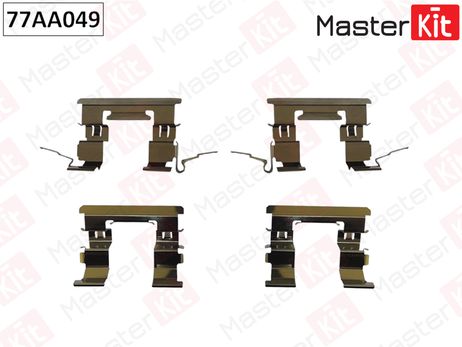 фото Master KiT 77AA049 Ремкомплект крепления тормозных колодок Master KiT 77AA049 Ремкомплект крепления тормозных колодок