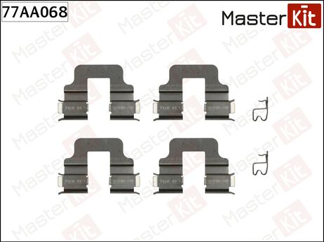 Master KiT 77AA068 Ремкомплект крепления тормозных колодок