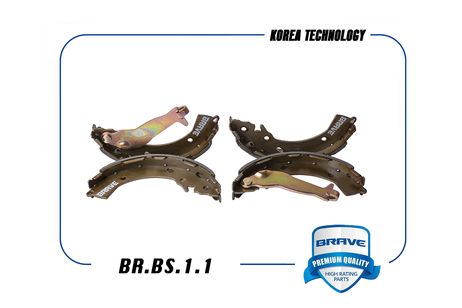 фото Brave BR.BS.1.1 Колодка тормозная задняя Brave BR.BS.1.1 Колодка тормозная задняя