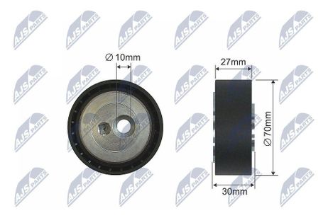 фото NTY RNK-CT-008 NTY натяжитель ремня ручейкового NTY RNK-CT-008 NTY натяжитель ремня ручейкового