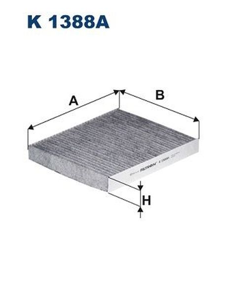 FILTRON K1388A Фильтр салона угольный
